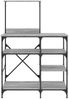 vidaXL Bäckerregal Grau Sonoma 90x40x132 cm Holzwerkstoff und Metall 845419 Bild 4