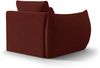 Micadoni Eckmodul Bloom Links Strukturierter Stoff City Rot Bild 3