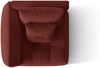 Micadoni Eckmodul Bloom Links Strukturierter Stoff City Rot Bild 4