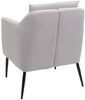 Lounge-Sessel HWC-H93a, Sessel Cocktailsessel Relaxsessel ~ Stoff/Textil creme-beige Bild 4