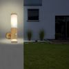 LED Wandleuchte, Bewegungsmelder, Holz-Optik, H 35 cm Bild 4