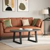 vidaXL Couchtischbeine V-Form 2 Stück Schwarz 70x(42-43,3) cm Stahl 4012556 Bild 2