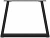 vidaXL Couchtischbeine V-Form 2 Stück Schwarz 70x(42-43,3) cm Stahl 4012556 Bild 5