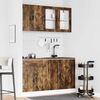 vidaXL 4-tlg. Küchenschrank-Set Porto Räuchereiche Holzwerkstoff 3314876 Bild 3