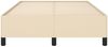 vidaXL Polsterbett, Stoff, 33,5 cm, Creme, 120x190 cm Bild 4