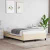vidaXL Polsterbett, Stoff, 33,5 cm, Creme, 120x190 cm Bild 2