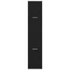 vidaXL Apothekerschrank Schwarze Eiche 30 x 41 x 144,5 cm Holzwerkstoff 862054 Bild 5