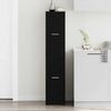 vidaXL Apothekerschrank Schwarze Eiche 30 x 41 x 144,5 cm Holzwerkstoff 862054 Bild 3