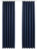 vidaXL Verdunkelungsvorhänge mit Haken 2 Stk. Blau 140x225cm 134455 Bild 2