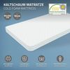 ML-DESIGN Spielbett Hausbett Kinderbett inkl. Lattenrost & Rausfallschutz Kinder Bodenbett, Abenteuerbett 90x200 cm mit Matratze Himmelbett Kiefer Jugendbett Weiß Bild 3