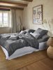 Irisette Mako-Satin uni Bettwäsche Set uni Paris 8000 grafit 240x220 cm + 2 x Kissenbezug 80x80 cm Bild 5