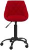 vidaXL Bürostuhl Weinrot Samt [3088852] Bild 2