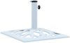 vidaXL Sonnenschirmständer Weiß 12 kg 49 cm Gusseisen 47867 Bild 2