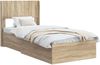 vidaXL Bettgestell mit Stauraum und Kopfteil Sonoma-Eiche 75x190 cm 3414525 Bild 2