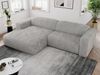 Ecksofa PASADENA, freistehendes Ecksofa, breite Armlehnen, Federsitz - links - Hellgrau Cord Bild 3