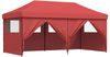 vidaXL Party-Zelt Bordeauxrot 292 x 580 x 315 cm Oxford-Stoff 42023668 Bild 2