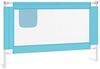 Kleinkind-Bettschutzgitter Blau 120x25 cm Stoff Bild 2