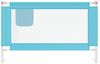 Kleinkind-Bettschutzgitter Blau 120x25 cm Stoff Bild 3