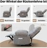 HOMYEDAMIC Relaxsessel Relaxsessel Breite 72 cm, Fernsehsessel Einzelsessel mit Liegefunktion Bild 3