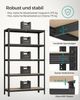 Songmics Schwerlastregal mit 5 Ablagen, Stahl / MDF, Schwarz, 200 x 60 x 120 cm Bild 4