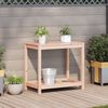 vidaXL Pflanztisch mit Ablage 82,5x50x75 cm Massivholz Douglasie 832400 Bild 3
