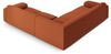 Micadoni Ecksofa Molino 5-Sitzer Boucle Baloo Braun Bild 3
