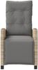 vidaXL 3-tlg. Bistro-Set mit Kissen Beigemischung Poly Rattan 365253 Bild 5