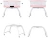 Chipolino Beistellbett Sogno 2 in 1 Spieltisch, Fernbedienung, eingebaute Waage rosa Bild 5