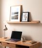 Home4You Wandregal Bilderleiste, Wildeiche Dekor, PVC, MDF, B 80 x H 10 x T 4 cm Bild 2