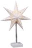 Spetebo LED Dekolicht LED Papierstern 33 x 13cm - Papierstern mit Standfuß, 2, LED, warmweiß, Weihnachtsstern Tischlampe ca. 50 x 33 cm Bild 3