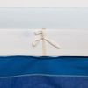 Bettumrandung Bettvorhang für Hochbett, Baumwolle Blau Bild 3