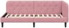 vidaXL Eckbettgestell Rosa 90 x 190 cm Samt 42016599 Bild 5