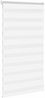 vidaXL Doppelrollo Weiß 90x100 cm Stoffbreite 85,9 cm Polyester 4014727 Bild 3
