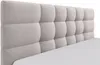 Vente-unique - ELIAVA Bett Stoff Beige - B 210 cm x H 106 cm x L 213 cm Bild 5