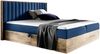 99rooms Arizona Boxspringbett 160x200 cm Velours MONOLITH Dunkelblau Bild 4
