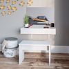 Sitzbank Weiß 70 cm für Schminktisch Vicco Bild 4