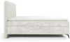 Boxspringbett Schlafzimmerbett TRIANA PREMIUM 180x220cm Stoff Trenza Creme Bild 2