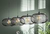 KAWOLA Hängeleuchte CATAVI Hängelampe 4-flammig Metall schwarz 150 x 35 x 170 cm Bild 2