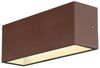 SLV SITRA L WL UP/DOWN, LED Outdoor Wandaufbauleuchte, rost farbend, CCT switch 3000/4000K - Stand-, Wand- und Deckenleuchten (Outdoor) Bild 2