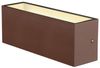 SLV SITRA L WL UP/DOWN, LED Outdoor Wandaufbauleuchte, rost farbend, CCT switch 3000/4000K - Stand-, Wand- und Deckenleuchten (Outdoor) Bild 4