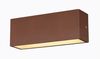 SLV SITRA L WL UP/DOWN, LED Outdoor Wandaufbauleuchte, rost farbend, CCT switch 3000/4000K - Stand-, Wand- und Deckenleuchten (Outdoor) Bild 5
