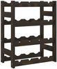 vidaXL Weinregal für 16 Flaschen Schwarz Massivholz Kiefer 373400 Bild 2