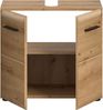 welltime Waschbeckenunterschrank FLORENZ, Breite 60cm, 1 Einlegeboden, 2 Fächer (1-St, TOPSELLER) mit Siphonausschnitt, Badmöbel, Badschrank, Schrank, Kommode, Bad Bild 4