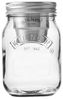 Kilner Glas 0.5 L. Snack on the go, mit Dressing/Sauchen Einsatz, 8,5x8,5x13,5 cm Bild 4
