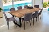Esstisch Baumkante massiv Mango 180 x 90 U-Gestell schwarz CALI 140107046 Bild 5