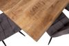Esstisch Baumkante massiv Mango 180 x 90 U-Gestell schwarz CALI 140107046 Bild 3