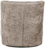Sessel Atty aus Samt, modernes Design, sandfarben, drehbar, weiche Polsterung Bild 3