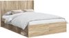vidaXL Bettgestell mit Stauraum und Kopfteil Sonoma-Eiche 120 x 190 cm 3413879 Bild 2
