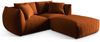 Micadoni Modulares Sofa Chris 4-Sitzer Samt Terrakotta Bild 2