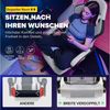 GTPLAYER Gaming-Stuhl Ergonomischer Gaming Sessel Schreibtischstuhl mit Stoffoberfläche (Pacekung), Federsitzkissen Bild 3
